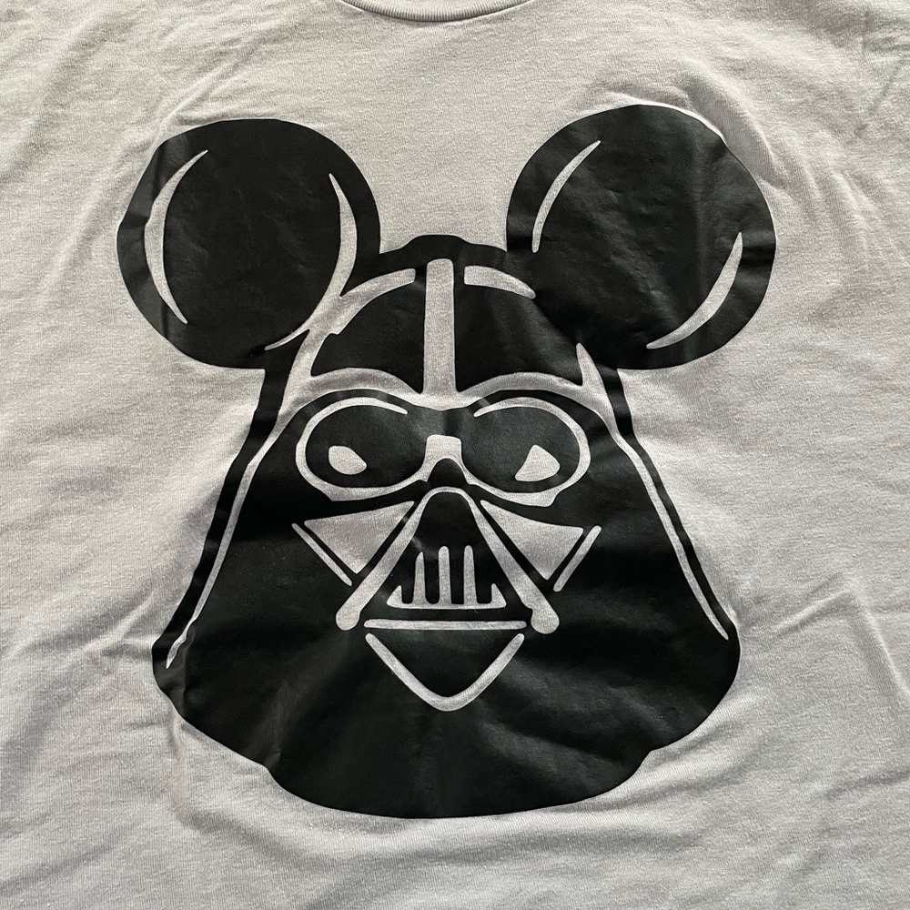 Mens Darth Vader Mickey Ears Disney Shirt
